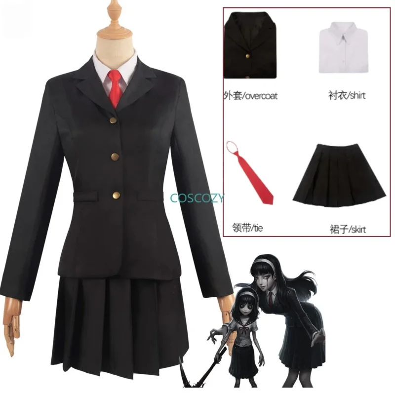 2025 New Identity v Ito Junji Kawakami Tomie Dream Witch Wig Clothing Japanese JK Skirt Halloween Carnival Party Cosplay
2025 New Identity v Ito Junji Kawakami Tomie Dream Witch Wig Clothing Japanese JK Skirt Halloween Carnival Party Cosplay
