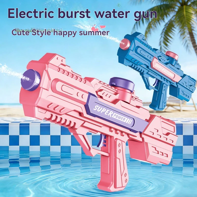 Summer Outdoor New Large Capacity Electric Water Gun, Beach, Swimming Pool Sprinkler, Fully Automatic Combat Toy Gun
Summer Outdoor New Large Capacity Electric Water Gun, Beach, Swimming Pool Sprinkler, Fully Automatic Combat Toy Gun