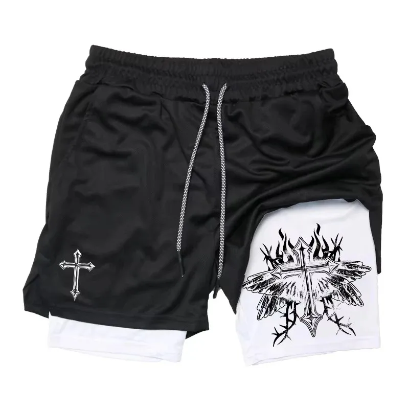 Men's Trendy Printed 2-in-1 Training Running ShortsQuick-Dry Breathable Performance Gym for Summer Sport Athletic Activewear
Men's Trendy Printed 2-in-1 Training Running ShortsQuick-Dry Breathable Performance Gym for Summer Sport Athletic Activewear