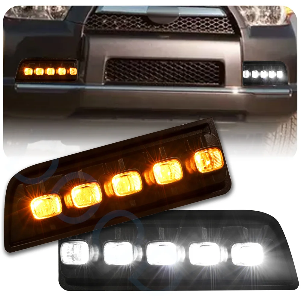Противотуманные фары Auto Drl, подходят для 2010, 2012, 2011 2013, Toyota 4runner, дневные ходовые указатели поворота, аксессуары 
Противотуманные фары Auto Drl, подходят для 2010, 2012, 2011 2013, Toyota 4runner, дневные ходовые указатели поворота, аксессуары