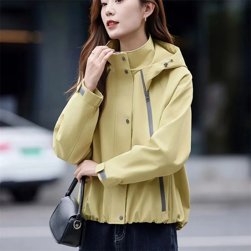 Ветровка, пальто, женская короткая весна-осень 2024, новинка взрыва, куртка высокого качества, верхняя одежда, модное пальто «Джокер», женские топы
Ветровка, пальто, женская короткая весна-осень 2024, новинка взрыва, куртка высокого качества, верхняя одежда, модное пальто «Джокер», женские топы