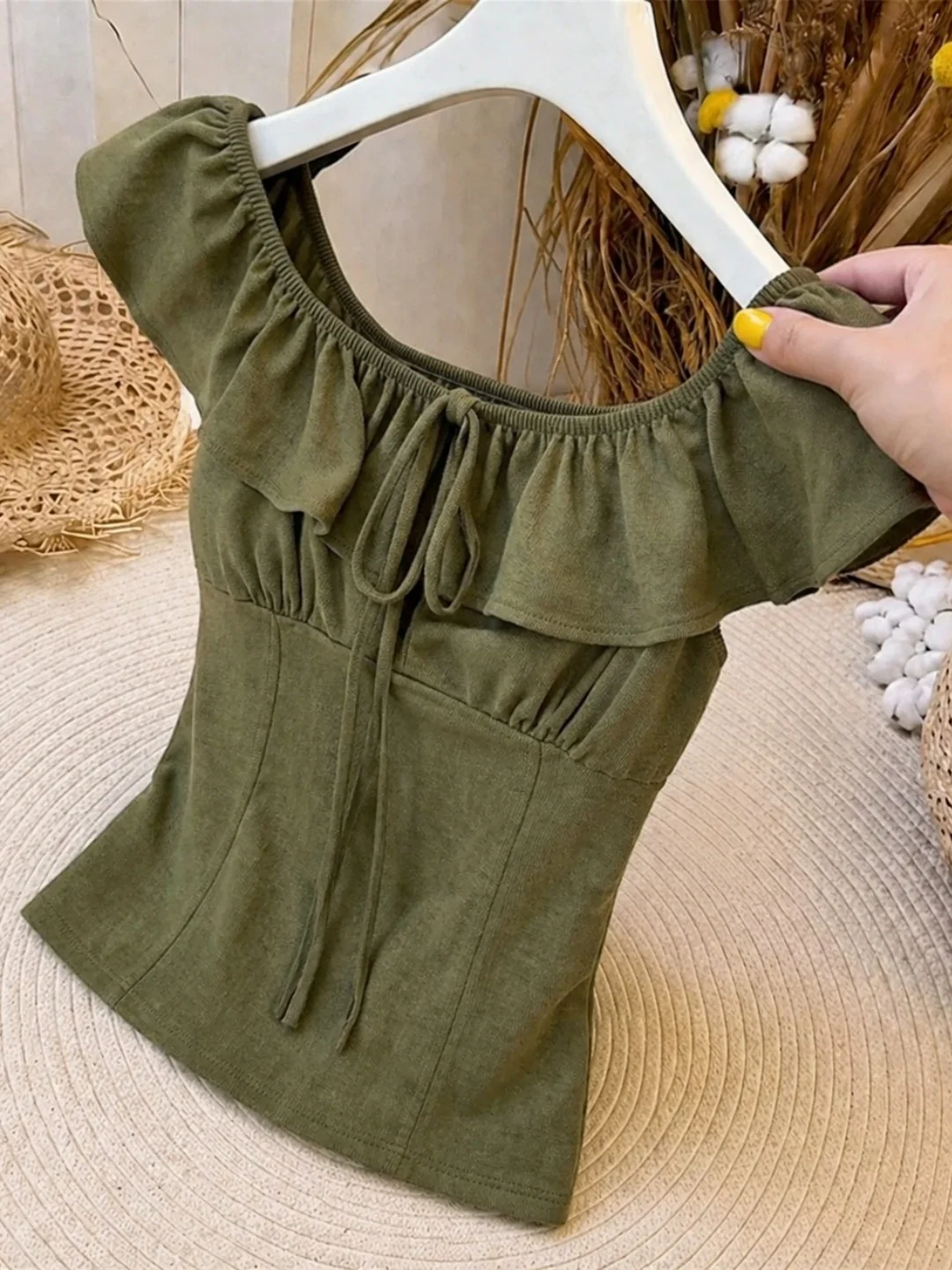 Fashionable Summer 2026 Slim Fit Shirt with Lace Trim Versatile Commute Top Korean Style Short Sleeve Color Poetess
Fashionable Summer 2026 Slim Fit Shirt with Lace Trim Versatile Commute Top Korean Style Short Sleeve Color Poetess