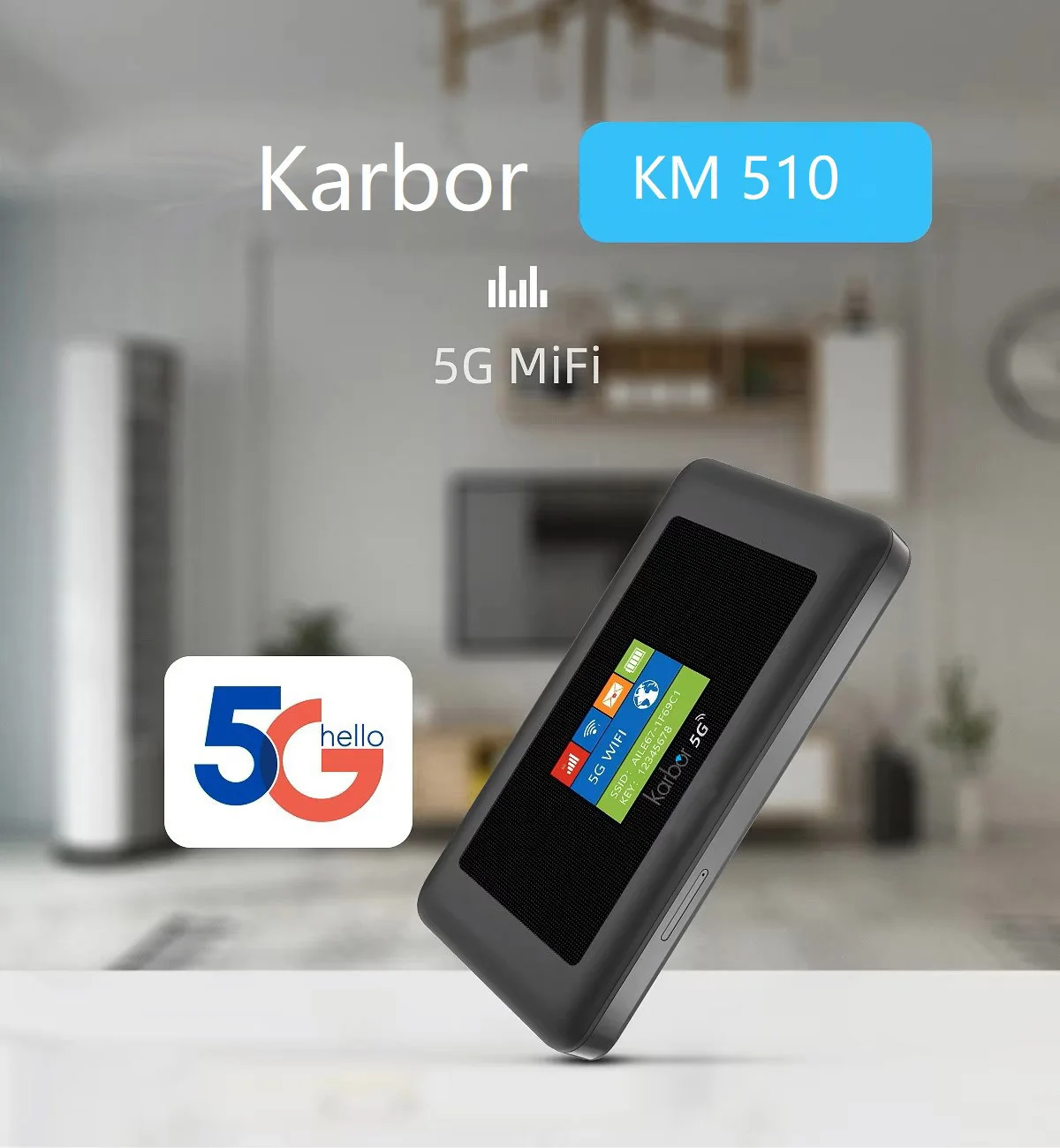 Karbor MIFI 5g Portable Wifi Router 5G Mi-Fi Wifi6 Router 5g Router with Sim Card
Karbor MIFI 5g Portable Wifi Router 5G Mi-Fi Wifi6 Router 5g Router with Sim Card