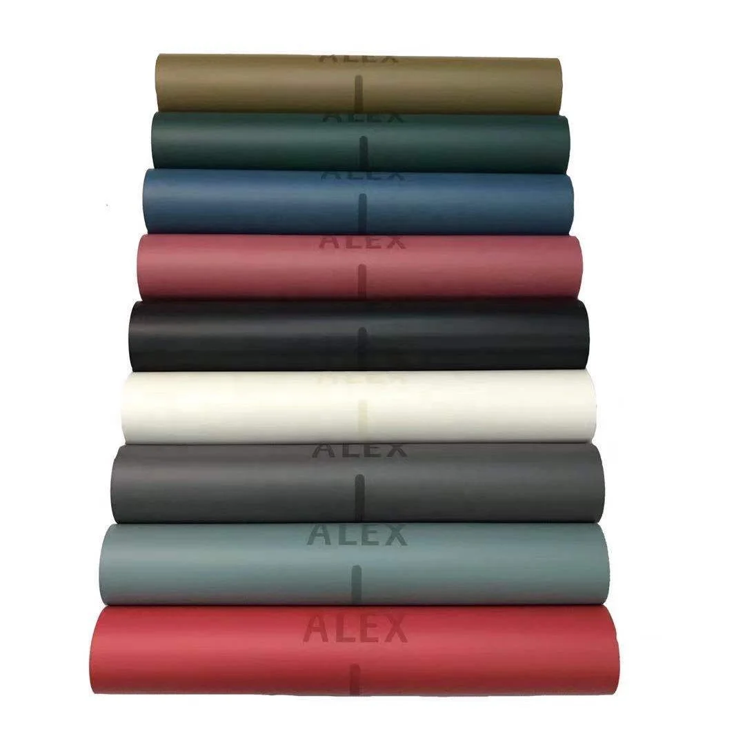 4mm Eco-Friendly Non-Slip Yoga Mat PU Leather Top Natural Rubber Bottom 183cm Length Oval/Rectangle/Circular Shapes Customizable
4mm Eco-Friendly Non-Slip Yoga Mat PU Leather Top Natural Rubber Bottom 183cm Length Oval/Rectangle/Circular Shapes Customizable