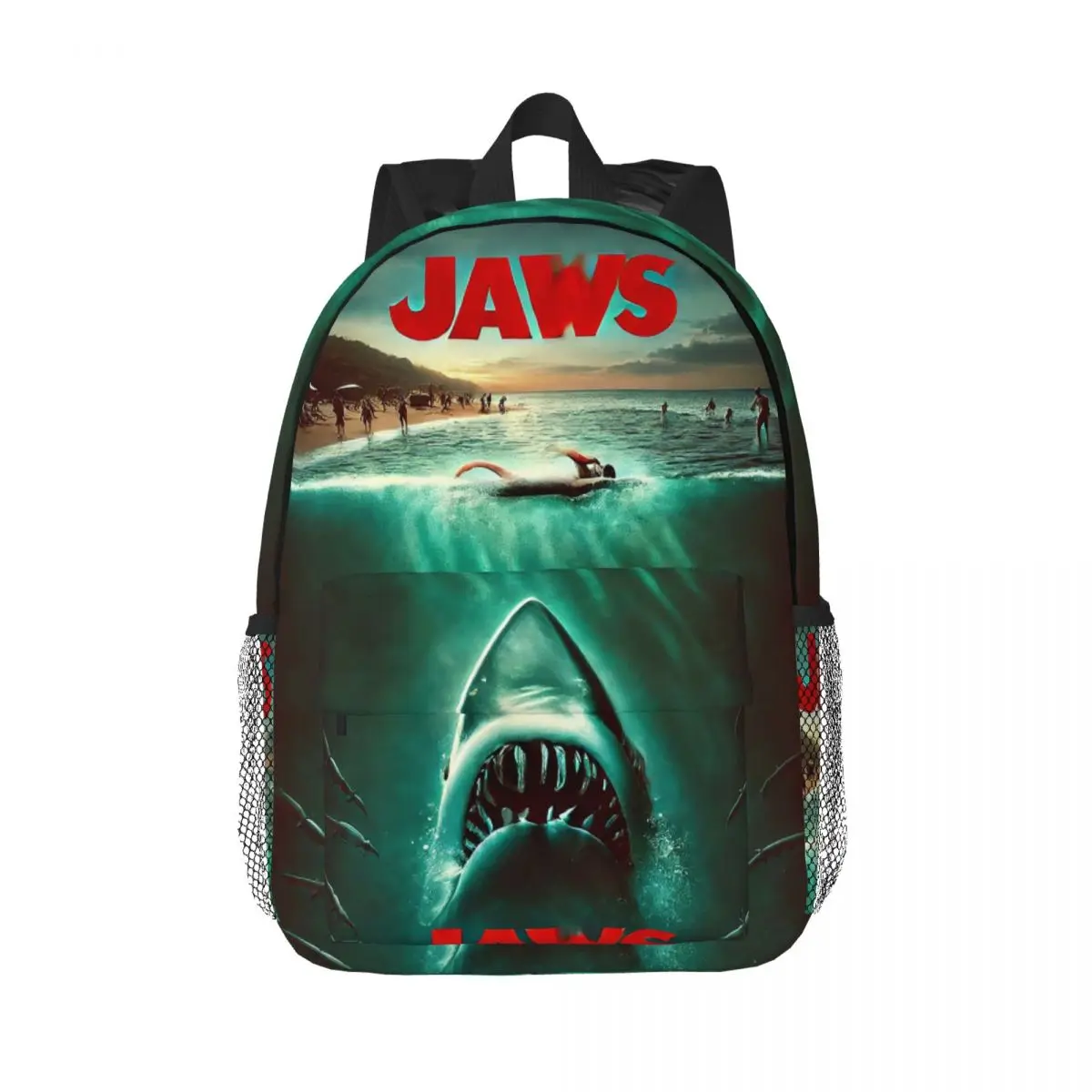 Рюкзак Jaws из фильма ужасов, Лидер продаж, рюкзак большой емкости для мальчиков и девочек, сумка для книг, сумки на плечо для мужчин, женщин, детей, школьная сумка 
Рюкзак Jaws из фильма ужасов, Лидер продаж, рюкзак большой емкости для мальчиков и девочек, сумка для книг, сумки на плечо для мужчин, женщин, детей, школьная сумка