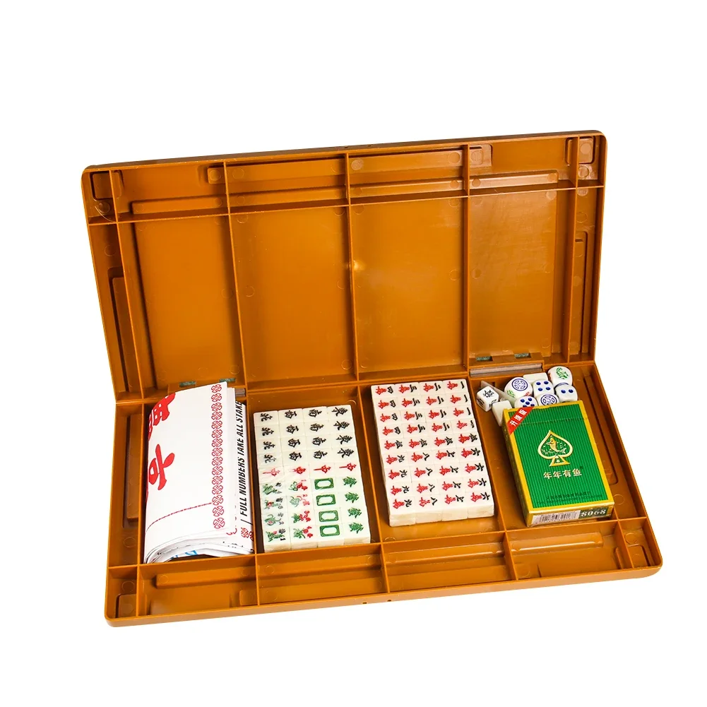 Mini Travel Mahjong Set Portable Mahjiang Tiles with Table Dice Chinese Toy Party Gambling Board Games 4 in 1144 Tiles Mah Jong
Mini Travel Mahjong Set Portable Mahjiang Tiles with Table Dice Chinese Toy Party Gambling Board Games 4 in 1144 Tiles Mah Jong