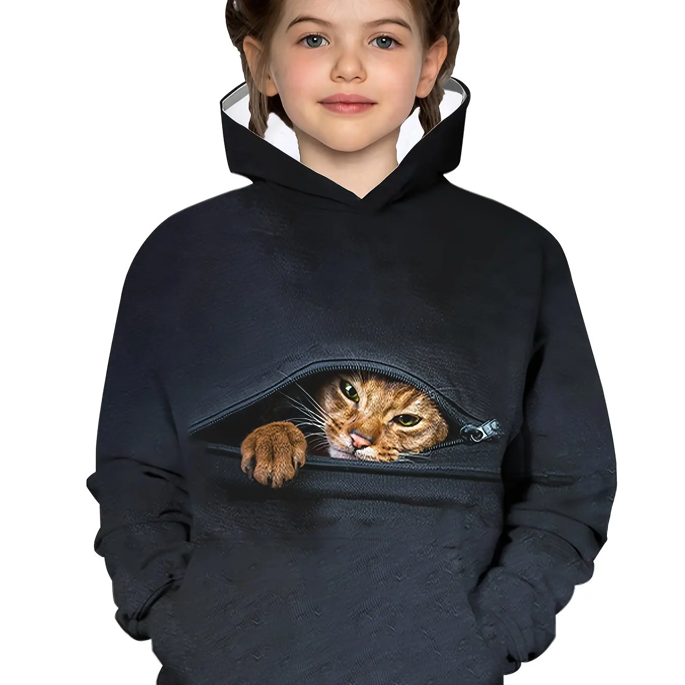 Kids Girl Clothes Hoodies Long Sleeve Cartoon Cat Print Autumn Children Clothes Girl Kawaii Girl Top Outdoor Children's Clothing
Kids Girl Clothes Hoodies Long Sleeve Cartoon Cat Print Autumn Children Clothes Girl Kawaii Girl Top Outdoor Children's Clothing