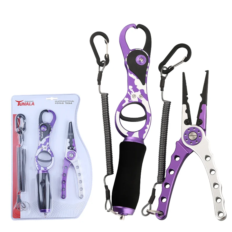 Fishing Tool Kit, Fishing Pliers Fish Gripper Saltwater Fishing Gear with 2pcs Lanyard , Best Gifts for Men
Fishing Tool Kit, Fishing Pliers Fish Gripper Saltwater Fishing Gear with 2pcs Lanyard , Best Gifts for Men