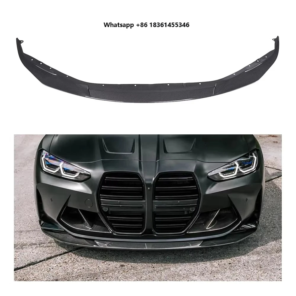 For M3 M4 G80 G81 G82 G83 R44 Style Racing Upgrade Real Dry Carbon Fiber Front Bumper Splitter Front Lip Accessory Trim
For M3 M4 G80 G81 G82 G83 R44 Style Racing Upgrade Real Dry Carbon Fiber Front Bumper Splitter Front Lip Accessory Trim