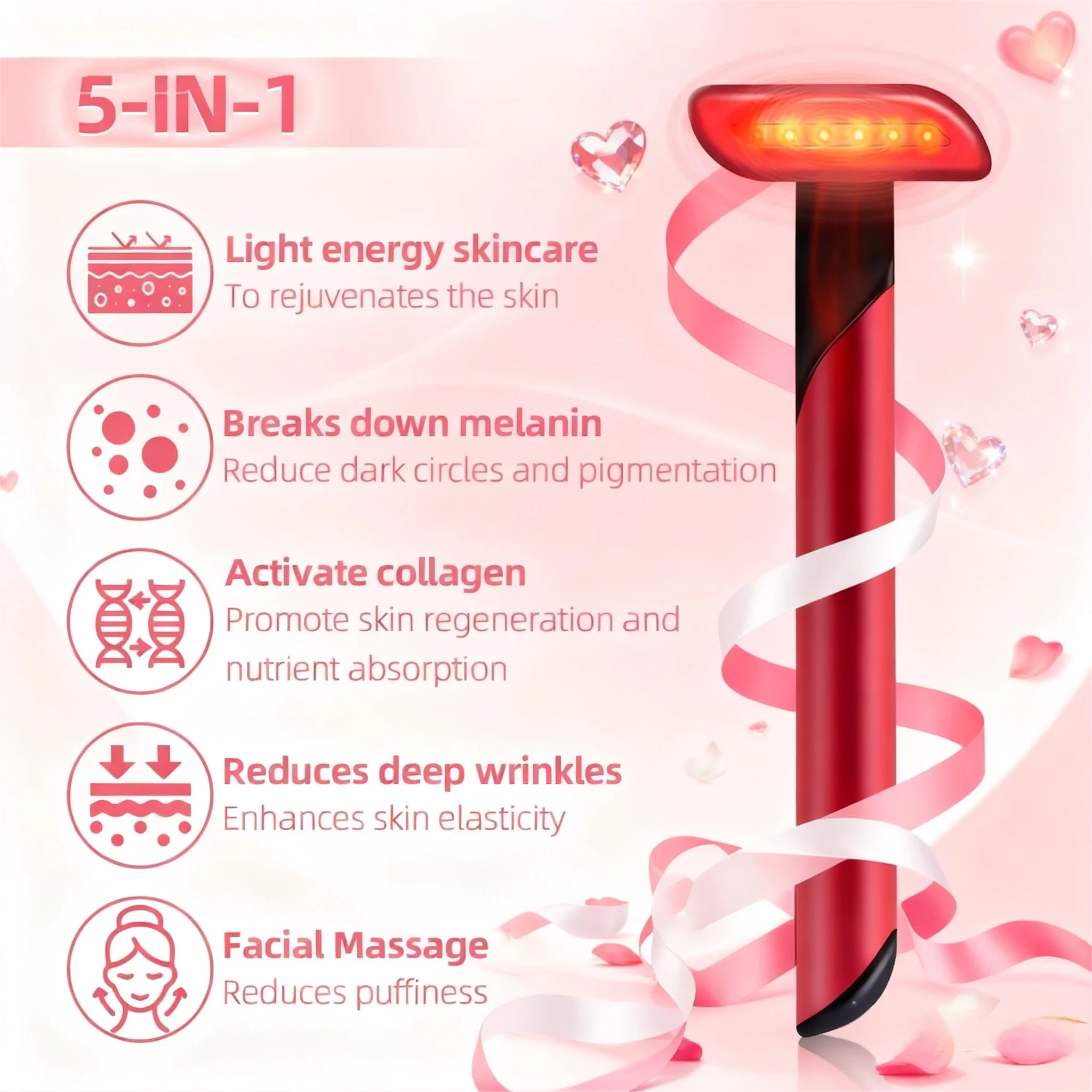 Подарок на День святого Валентина — инструмент для ухода за кожей для женщин, защищает кожу вокруг глаз
Подарок на День святого Валентина — инструмент для ухода за кожей для женщин, защищает кожу вокруг глаз