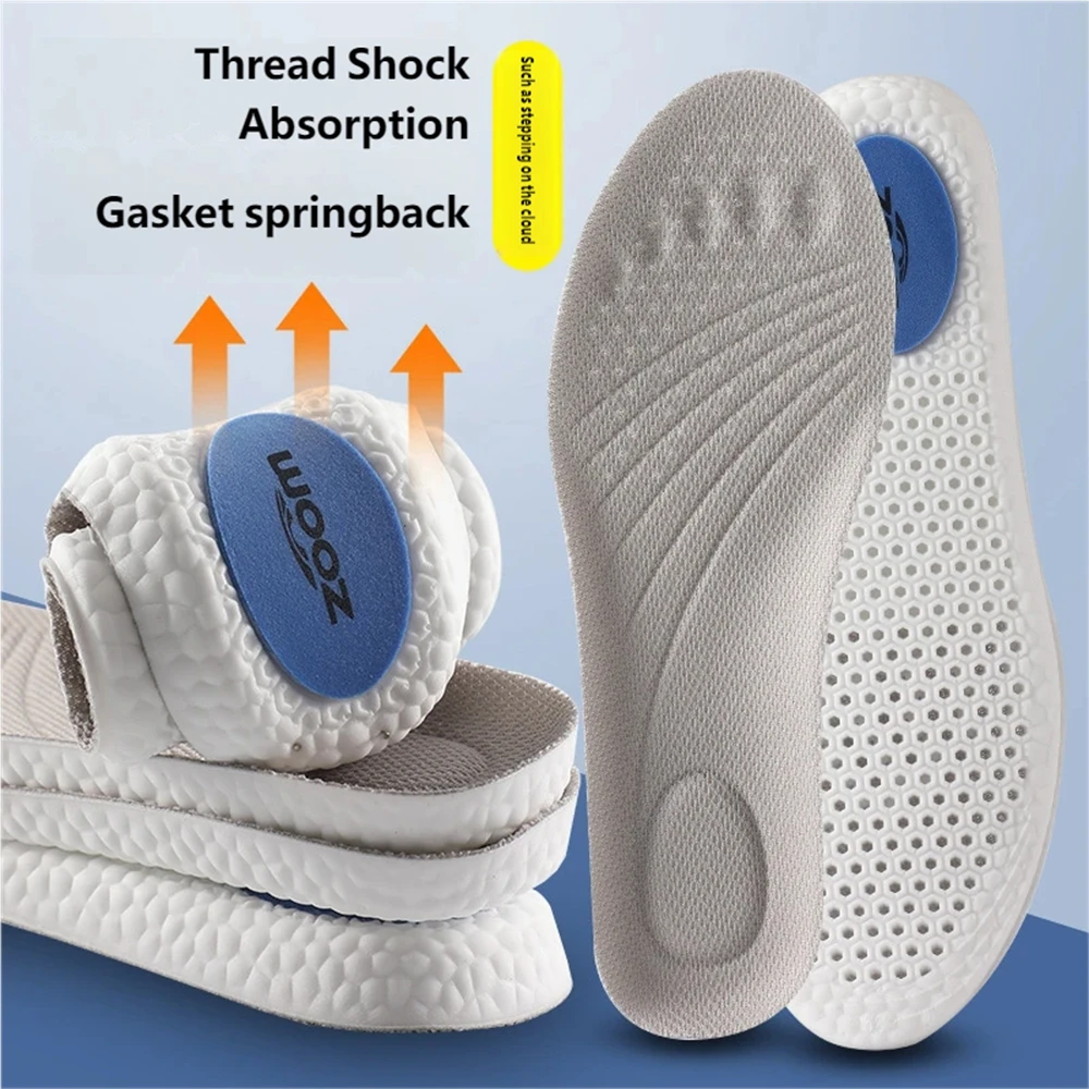 Graphene Latex Sport Insoles Soft Shoe Pads with Arch Support, Orthotic Breathable Deodorant Shock Absorption Cushion
Graphene Latex Sport Insoles Soft Shoe Pads with Arch Support, Orthotic Breathable Deodorant Shock Absorption Cushion