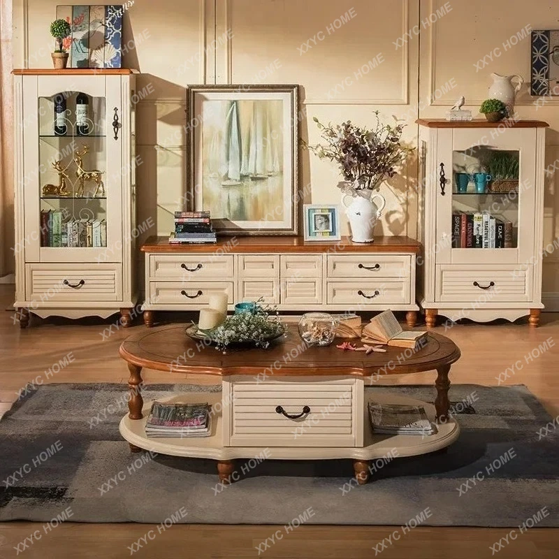 LLiving room round small apartment multi-functional solid wood coffee table
LLiving room round small apartment multi-functional solid wood coffee table