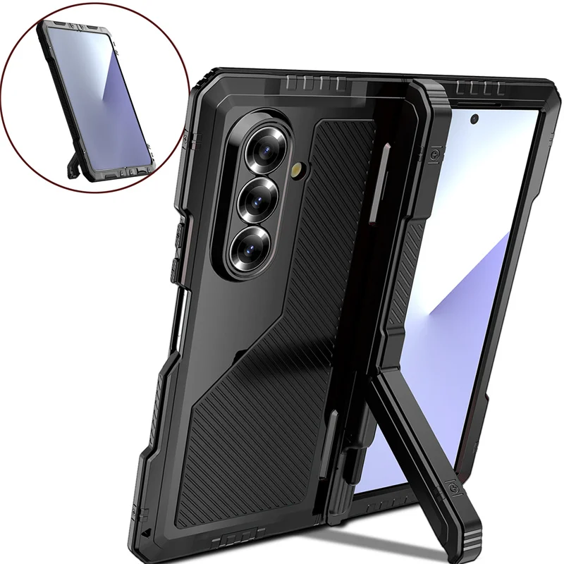 For Samsung Galaxy Z Fold 7 6 Phone Case 360 °Full Protection Armor Holder With Front Film Metal+Soft Silicone 3-in-1 Shockproof
For Samsung Galaxy Z Fold 7 6 Phone Case 360 °Full Protection Armor Holder With Front Film Metal+Soft Silicone 3-in-1 Shockproof