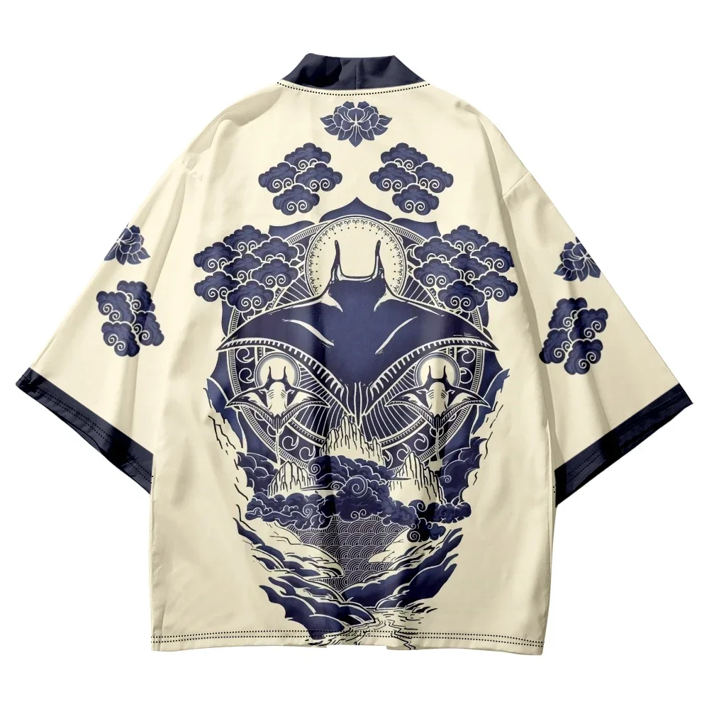 Traditional Japanese Dress, Harajuku Cosplay Samurai Kimono Men's and Women's Cardigan Haori Beach Robe Men's Kimono
Traditional Japanese Dress, Harajuku Cosplay Samurai Kimono Men's and Women's Cardigan Haori Beach Robe Men's Kimono