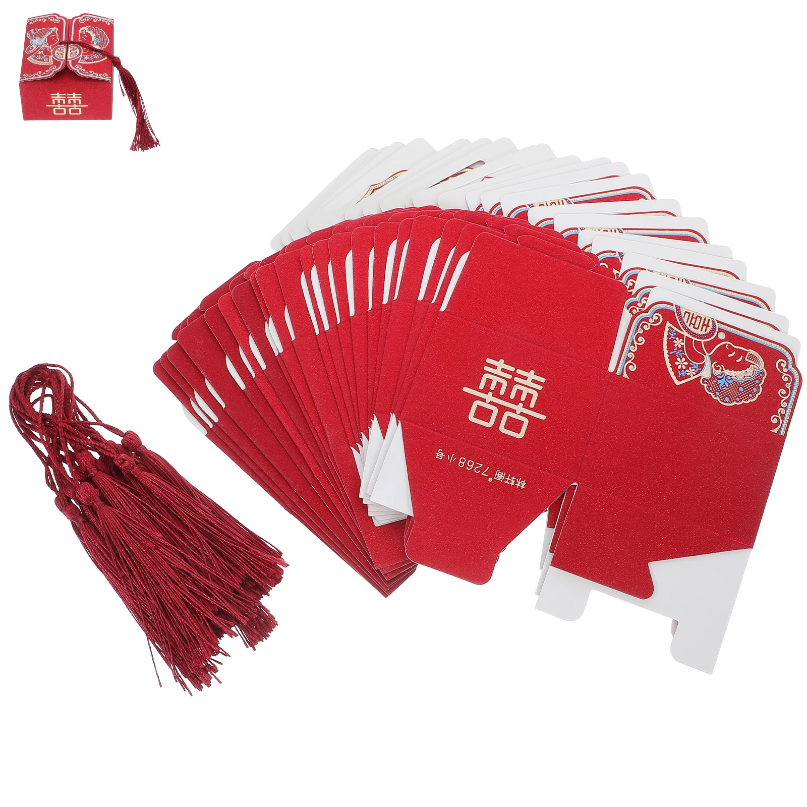 20pcs Red Wedding C y Boxes Chinese Style Paper Favor Containers for Guests Baby Baptism Party Supplies Valentine Treat Boxes
20pcs Red Wedding C y Boxes Chinese Style Paper Favor Containers for Guests Baby Baptism Party Supplies Valentine Treat Boxes