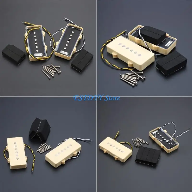 G6DE Single Coil Pickups Neck and Bridge Replacement Accessory Set Electric Guitar for Guitar Parts
G6DE Single Coil Pickups Neck and Bridge Replacement Accessory Set Electric Guitar for Guitar Parts