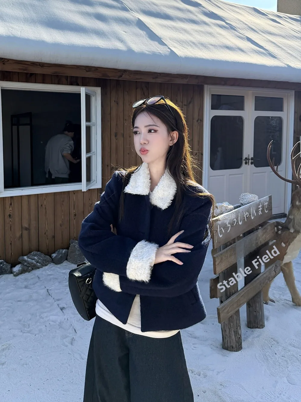 Хлопковое зимнее пальто с воротником в стиле пэчворк Thiened Lamb Fur, женский шерстяной топ, нежный свободный крой, длинный све, на пуговицах, Clo...
Хлопковое зимнее пальто с воротником в стиле пэчворк Thiened Lamb Fur, женский шерстяной топ, нежный свободный крой, длинный све, на пуговицах, Clo...