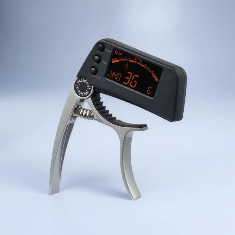 2-In-1 Electric Digital Lcd Guitar Tuner Capo Clip-On Ultra Bright Display High Sensitivity Accurate Tuning For Acoustic Folk
2-In-1 Electric Digital Lcd Guitar Tuner Capo Clip-On Ultra Bright Display High Sensitivity Accurate Tuning For Acoustic Folk