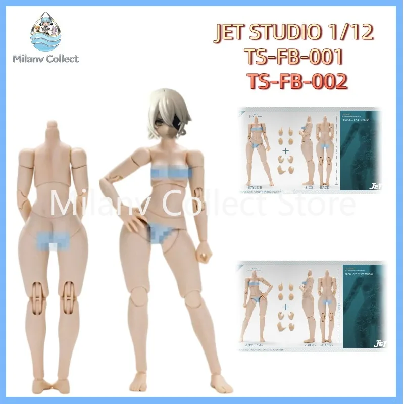 1/12 JET STUDIO Ts-Fb-001 Large Breast Ts-Fb-002 Small Breast Action Figure Super Flexible Joint Body 13.5cm Female Soldier Toy
1/12 JET STUDIO Ts-Fb-001 Large Breast Ts-Fb-002 Small Breast Action Figure Super Flexible Joint Body 13.5cm Female Soldier Toy