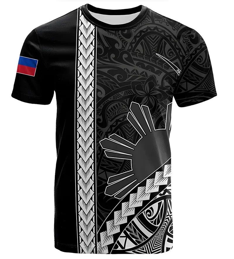 New 3D The Flag Of Philippines Printed T Shirt The Philippines Coat Of Arms Spiritual Totem Graphic T-shirts For Men Vintage Top
New 3D The Flag Of Philippines Printed T Shirt The Philippines Coat Of Arms Spiritual Totem Graphic T-shirts For Men Vintage Top