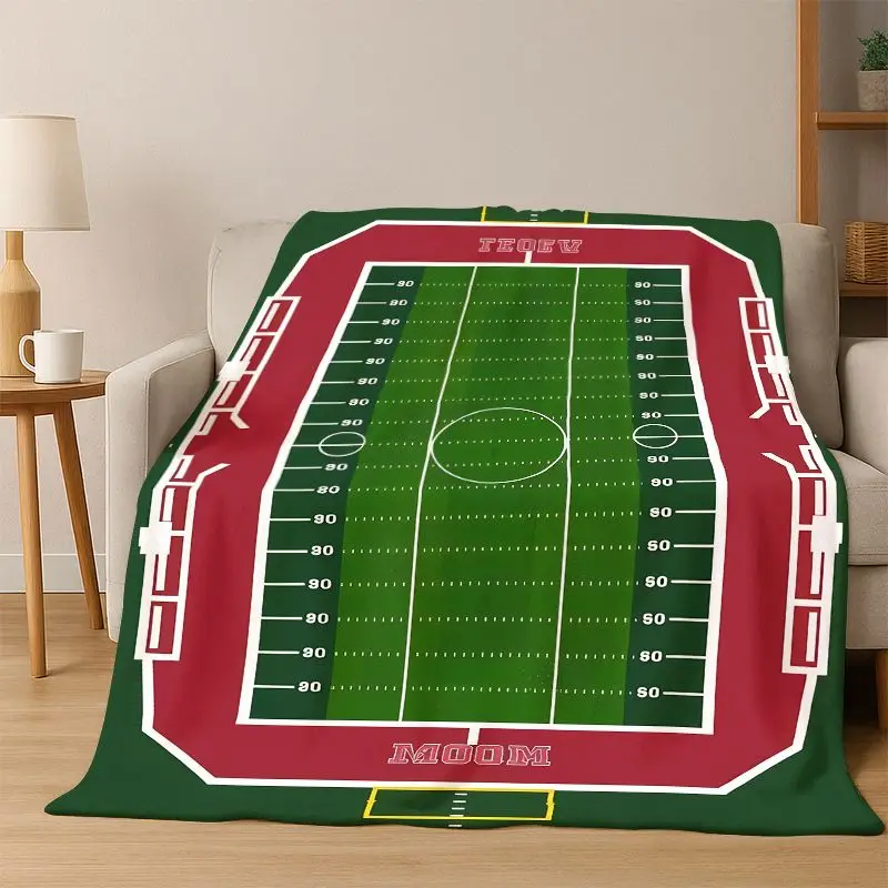 Rugby field American Football Sport Flannel Blanket Soft Warm Throw Blanket for Bedroom Living Room Bed Travel Camping Picnic
Rugby field American Football Sport Flannel Blanket Soft Warm Throw Blanket for Bedroom Living Room Bed Travel Camping Picnic