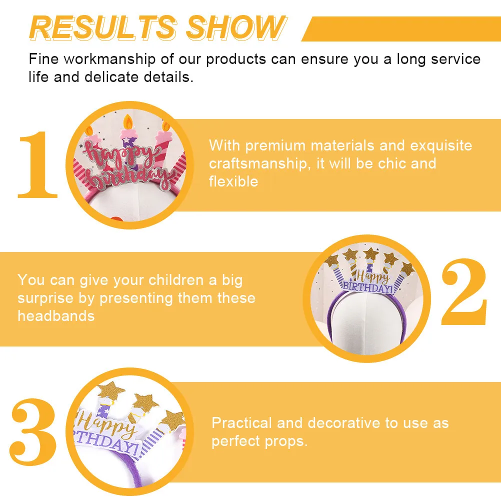 2Pcs Birthday Headbands Hair Hoops for Party Decoration Comfortable Birthday Hairband Hair Hoops Costume Headbands
2Pcs Birthday Headbands Hair Hoops for Party Decoration Comfortable Birthday Hairband Hair Hoops Costume Headbands