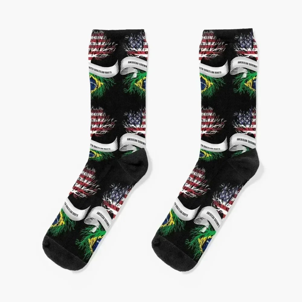 American Grown With Brazilian Roots Brazil Socks colored football Men Socks Women's
American Grown With Brazilian Roots Brazil Socks colored football Men Socks Women's