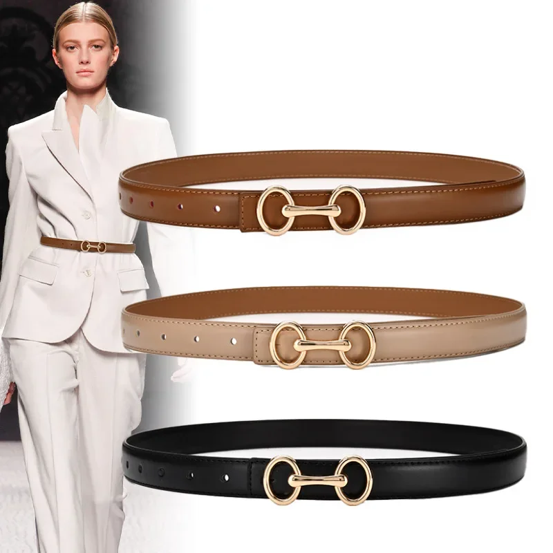 Women's Leather Belt Simple Wild Jeans Belt Korean Ins Wind DecorativeLeather Zinc Alloy Fashion Buckle Belt with Suit Trousers
Women's Leather Belt Simple Wild Jeans Belt Korean Ins Wind DecorativeLeather Zinc Alloy Fashion Buckle Belt with Suit Trousers