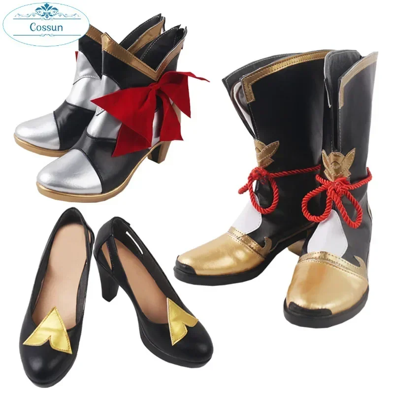 COSSUN Anime! Genshin Impact Xiangling Noelle Ningguang Cosplay Shoes Fashion The High Quality Role Playing Boots Women/Men Size
COSSUN Anime! Genshin Impact Xiangling Noelle Ningguang Cosplay Shoes Fashion The High Quality Role Playing Boots Women/Men Size