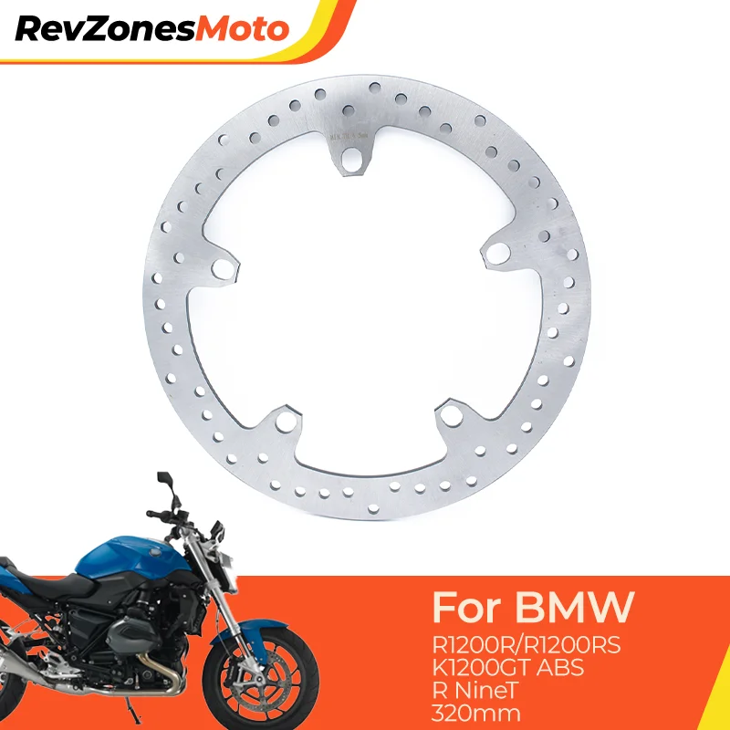 Front Brake Disc 320mm for BMW R1200RS R1200R K1200RS K1300GT K1600GT R NineT Motorcycle Stainless Steel Brake Rotor
Front Brake Disc 320mm for BMW R1200RS R1200R K1200RS K1300GT K1600GT R NineT Motorcycle Stainless Steel Brake Rotor