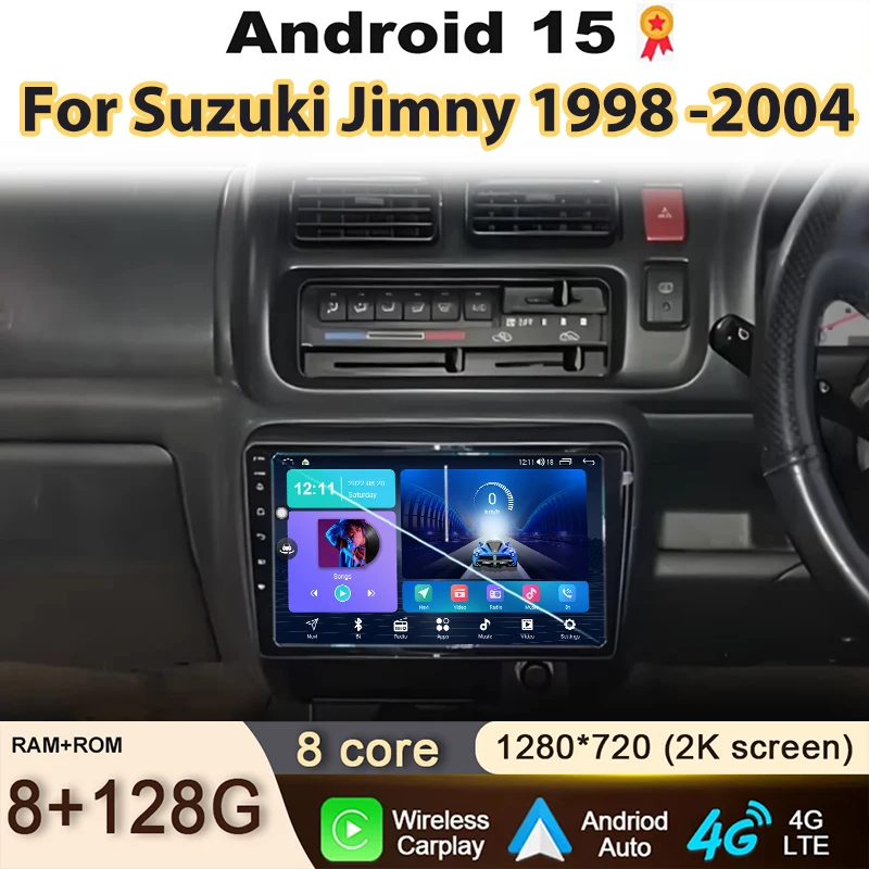Автомобильный радиоприемник для Suzuki Jimny 1998 2001-2004 Carplay Android Auto GPS-навигация QLED экран воспроизведение мультимедийное видео GPS без 2din DVD
Автомобильный радиоприемник для Suzuki Jimny 1998 2001-2004 Carplay Android Auto GPS-навигация QLED экран воспроизведение мультимедийное видео GPS без 2din DVD