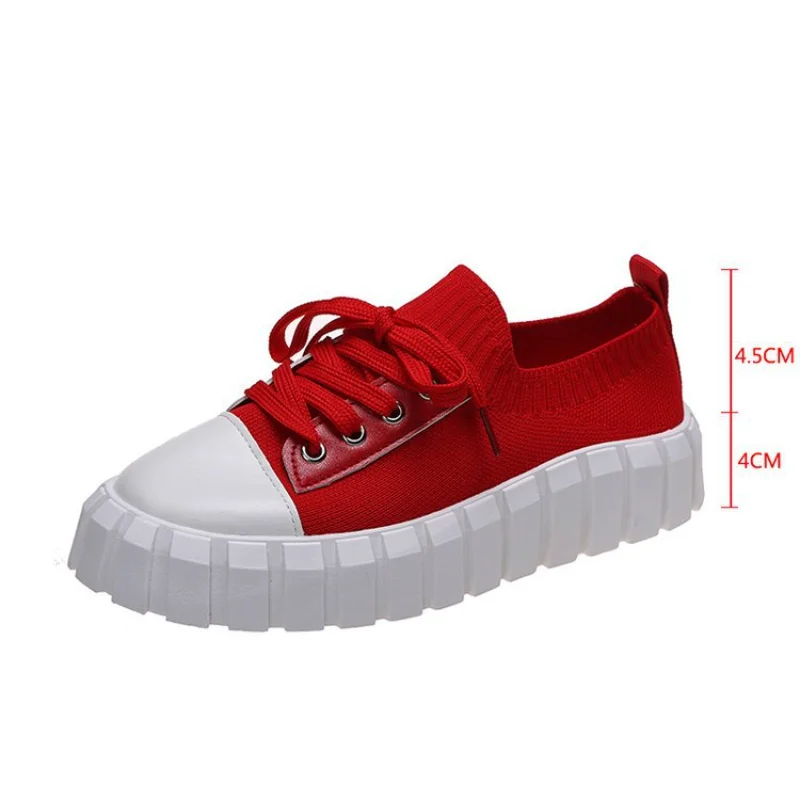 Fashion Women Platform Canvas Shoes for Cute Girls Lace Up Casual Sock Sneakers Female Walking Trainers All-match Student Flats
Fashion Women Platform Canvas Shoes for Cute Girls Lace Up Casual Sock Sneakers Female Walking Trainers All-match Student Flats