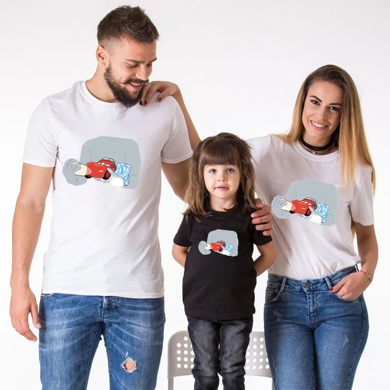 Disney Baby Lighting Mcqueen Cartoon Graphic Print Cotton TShirt Summer Autumn Family Twinning Outfits Parent-children Unisex Te
Disney Baby Lighting Mcqueen Cartoon Graphic Print Cotton TShirt Summer Autumn Family Twinning Outfits Parent-children Unisex Te