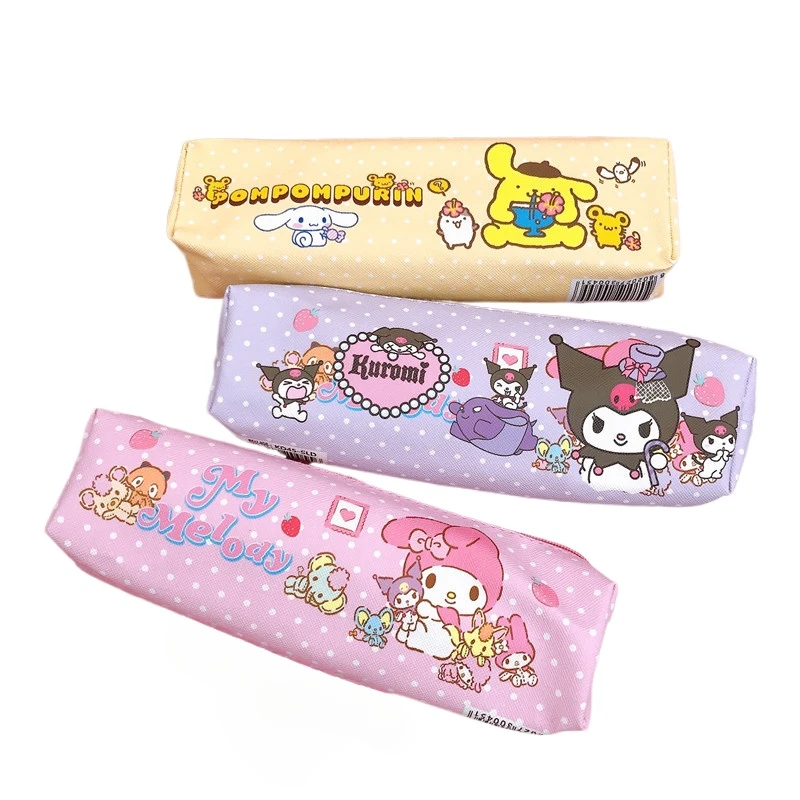 Sanrio Stationery Bag Hello Kitty Pencil Bags My Melody Cute Small Pencil Case Kuromi High-capacity PU Student Storage Pouch
Sanrio Stationery Bag Hello Kitty Pencil Bags My Melody Cute Small Pencil Case Kuromi High-capacity PU Student Storage Pouch
