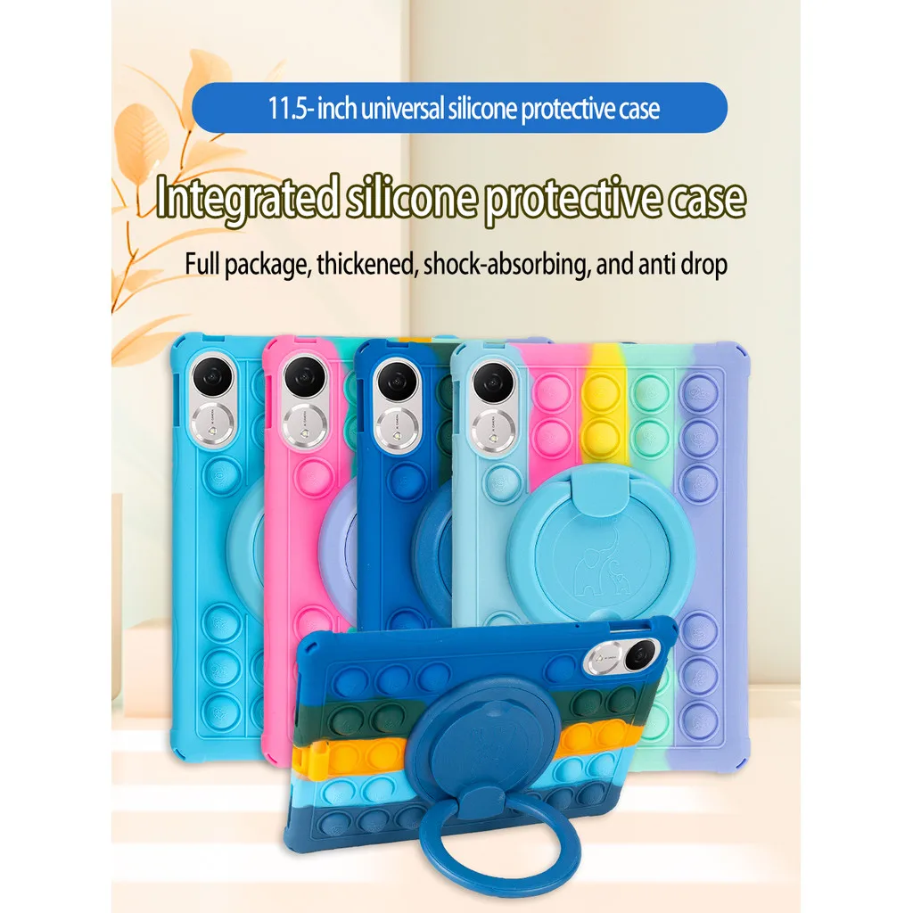360 Rotating Soft Bubble Stand Tablet Case Cover For Honor Pad V9 Pro 11.5 2024 ROL-W00
360 Rotating Soft Bubble Stand Tablet Case Cover For Honor Pad V9 Pro 11.5 2024 ROL-W00