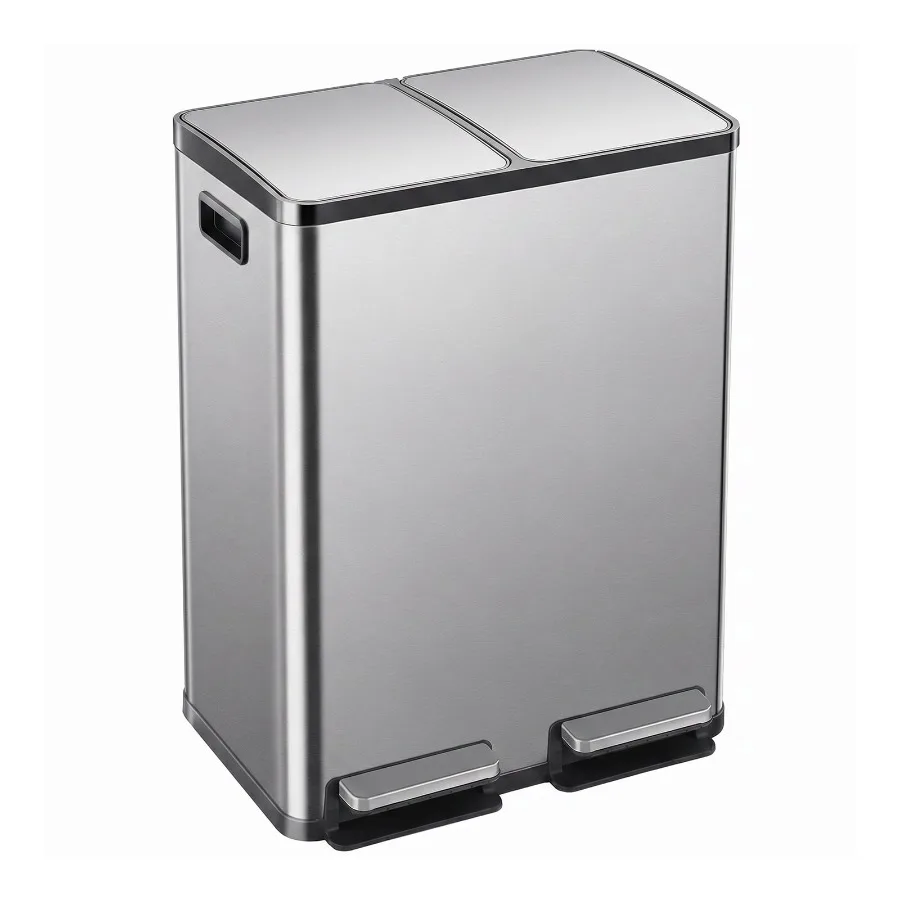 Fingerprint-Proof Dual 8 Gallon Kitchen Trash Can with Removable Inner Bucket and Soft-Close Lid - Ideal Rubbish Bin for Home a
Fingerprint-Proof Dual 8 Gallon Kitchen Trash Can with Removable Inner Bucket and Soft-Close Lid - Ideal Rubbish Bin for Home a