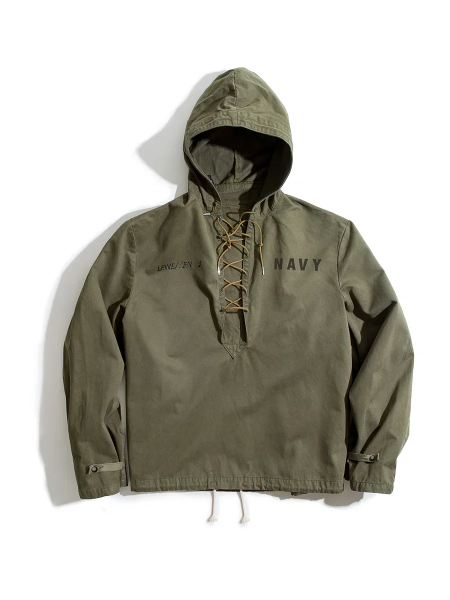 American Retro World War II Deck Suit Short Trench Sweatshirts High-quality Outerwear Hoodies for Men
American Retro World War II Deck Suit Short Trench Sweatshirts High-quality Outerwear Hoodies for Men