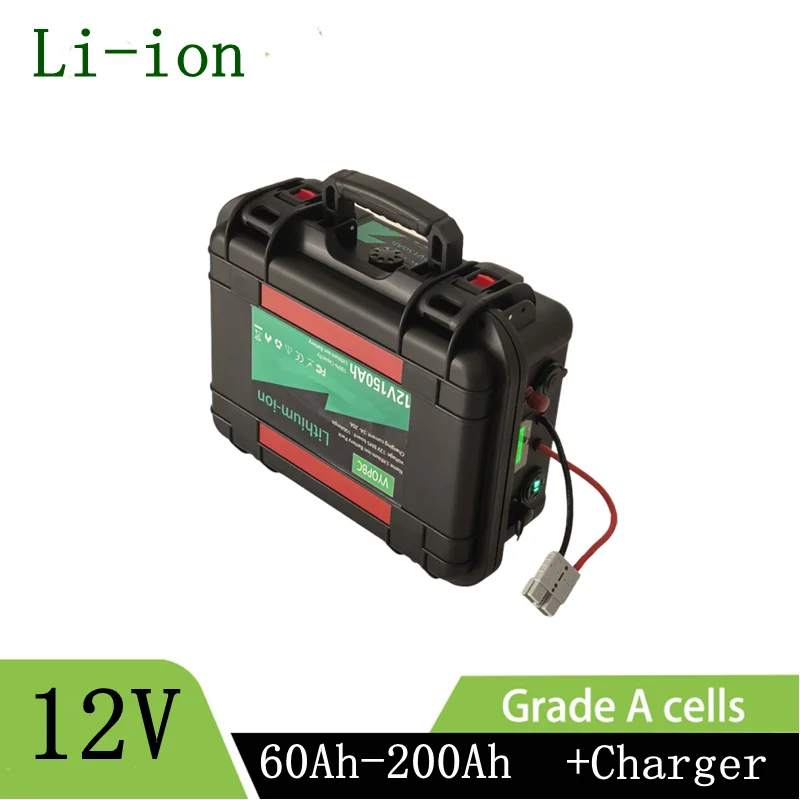 12V 60Ah 70Ah 80Ah 100Ah 120Ah 150Ah 180Ah 200Ah Waterproof Rechargeable Batería Lithium-Ion for Trolling Motor Boat Propeller
12V 60Ah 70Ah 80Ah 100Ah 120Ah 150Ah 180Ah 200Ah Waterproof Rechargeable Batería Lithium-Ion for Trolling Motor Boat Propeller