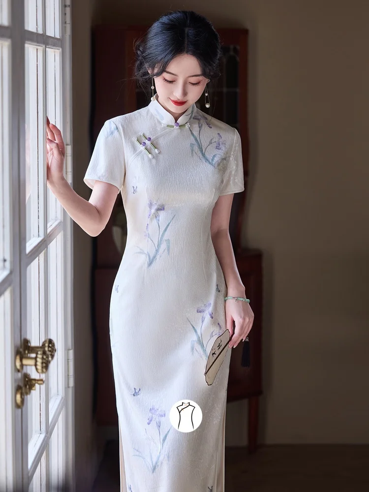 Новая летняя дышащая длинная юбка для девочек Ele Young Girl's Dr New Chinese Sle Iris Design с цветочным узором
Новая летняя дышащая длинная юбка для девочек Ele Young Girl's Dr New Chinese Sle Iris Design с цветочным узором