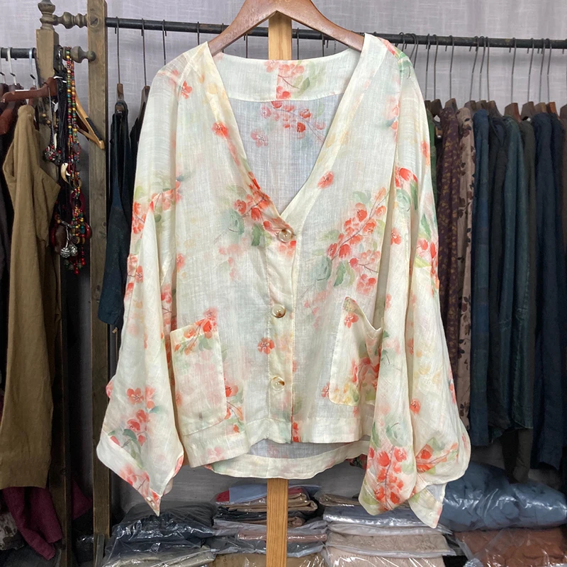 Новое поступление, лето 25, женская блузка с v-образным вырезом и рукавом девять четвертей, повседневные свободные хлопковые льняные рубашки хорошего качества с рукавами «летучая мышь» T427
Новое поступление, лето 25, женская блузка с v-образным вырезом и рукавом девять четвертей, повседневные свободные хлопковые льняные рубашки хорошего качества с рукавами «летучая мышь» T427