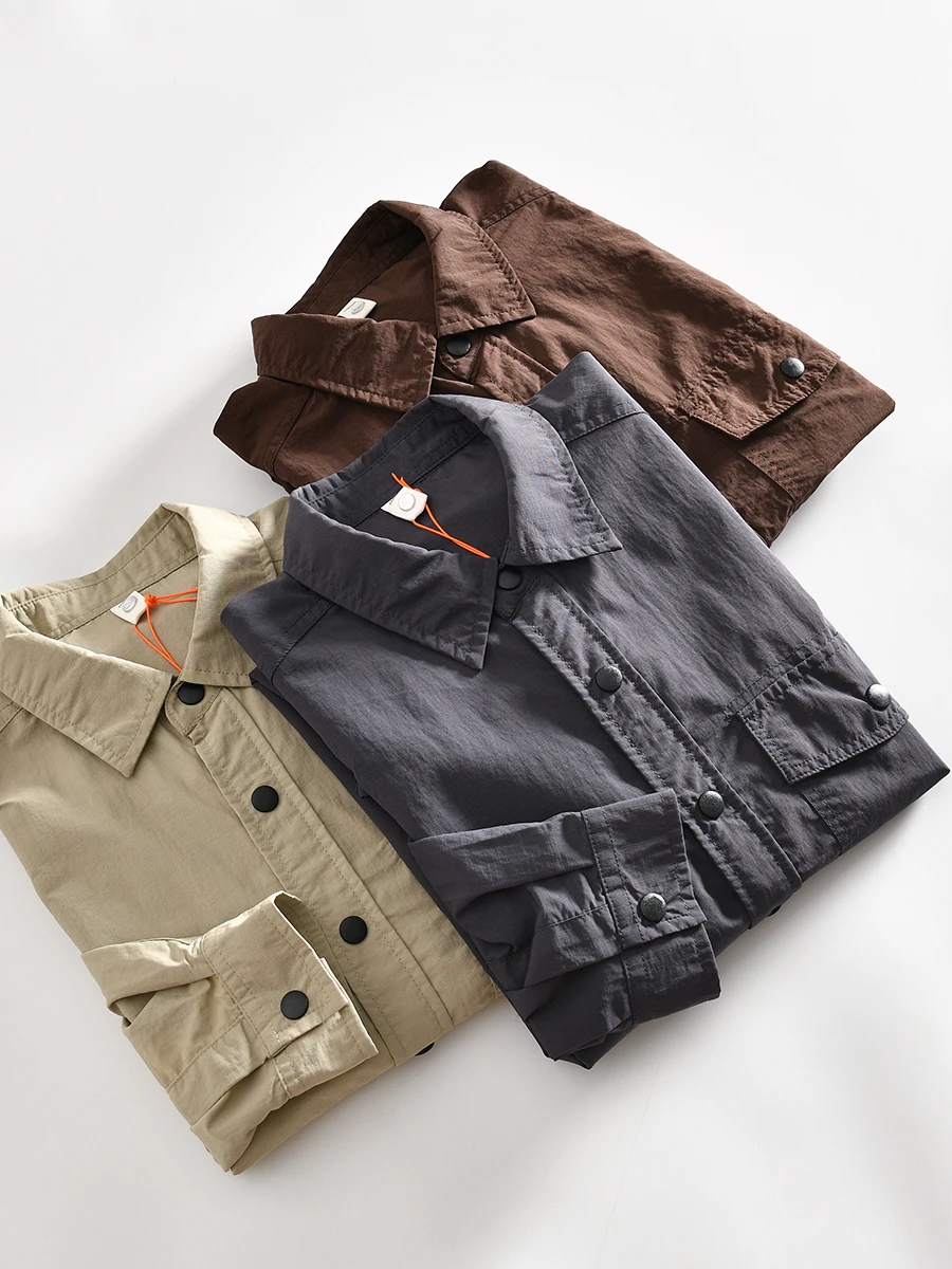 New Men's Loose Fit Long Sleeve Shirt Breathable Quick Dry Mountain Series Workwear Outerwear Comfortable Nylon Youth Fashion
New Men's Loose Fit Long Sleeve Shirt Breathable Quick Dry Mountain Series Workwear Outerwear Comfortable Nylon Youth Fashion