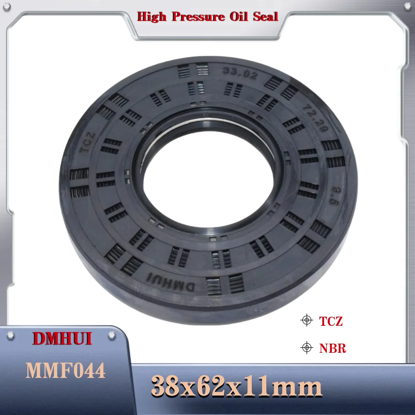 Shaft oil seal 33.02x72.29x9.5 /TCZ For Sauer Danfoss MMF044 Hydraulic motor Used in Hydraulic Pump/Motor Rotary Shaft Seal
Shaft oil seal 33.02x72.29x9.5 /TCZ For Sauer Danfoss MMF044 Hydraulic motor Used in Hydraulic Pump/Motor Rotary Shaft Seal