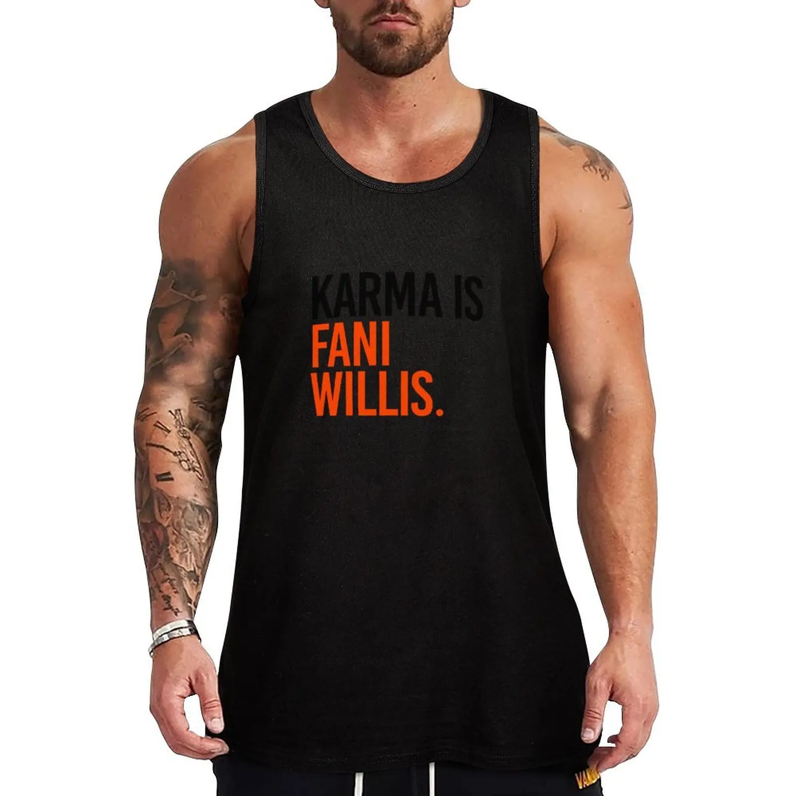 Karma is Fani Willis Tank Top Classic Fit Tank Tops Undershirt Everyday Wear
Karma is Fani Willis Tank Top Classic Fit Tank Tops Undershirt Everyday Wear