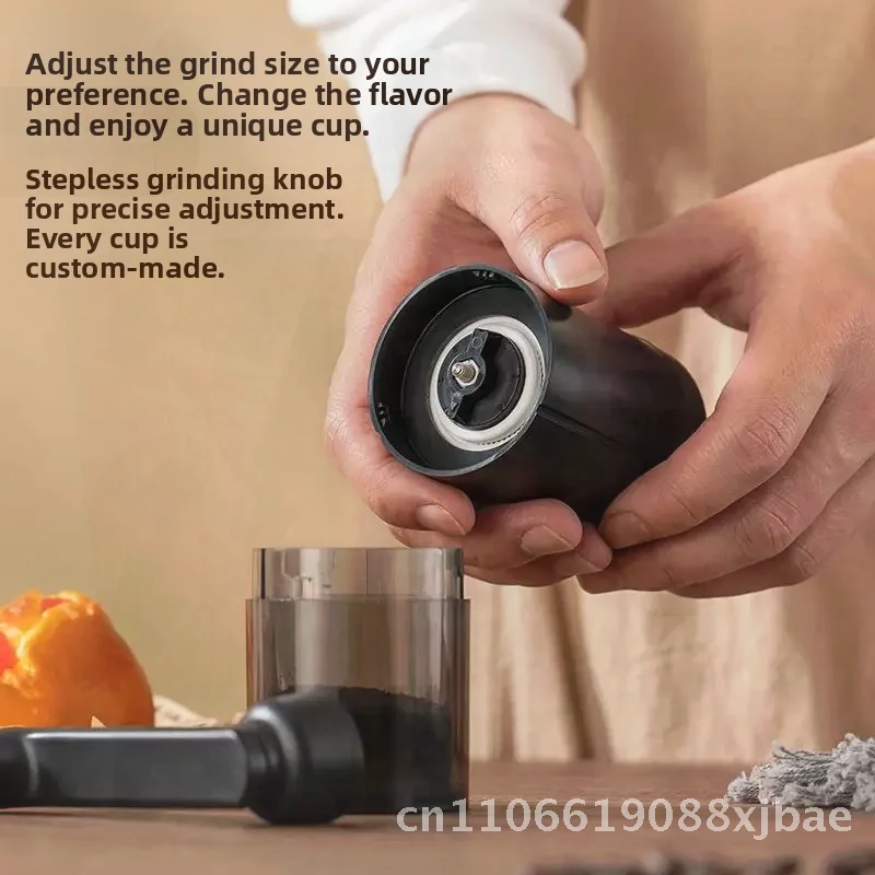 Portable Hand Coffee Bean Grinder Electric Manual Bean Grinder White Black Triangular Designs Household Coffee Making Tool
Portable Hand Coffee Bean Grinder Electric Manual Bean Grinder White Black Triangular Designs Household Coffee Making Tool