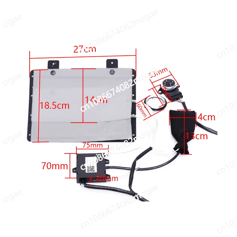 Electric Air Lumbar Support System for Car Seats with 2 Air Bags, Designed for Optimal Comfort and Back Support
Electric Air Lumbar Support System for Car Seats with 2 Air Bags, Designed for Optimal Comfort and Back Support