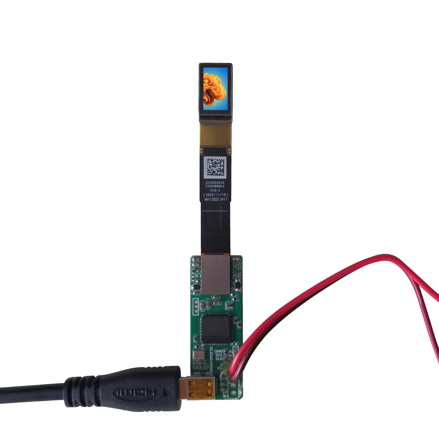 0.49 Inch HD Micro OLED Display Module 1920x1080 90Hz 1800nits MIPI For Head Mounted AR VR View finders Augmented Reality
0.49 Inch HD Micro OLED Display Module 1920x1080 90Hz 1800nits MIPI For Head Mounted AR VR View finders Augmented Reality