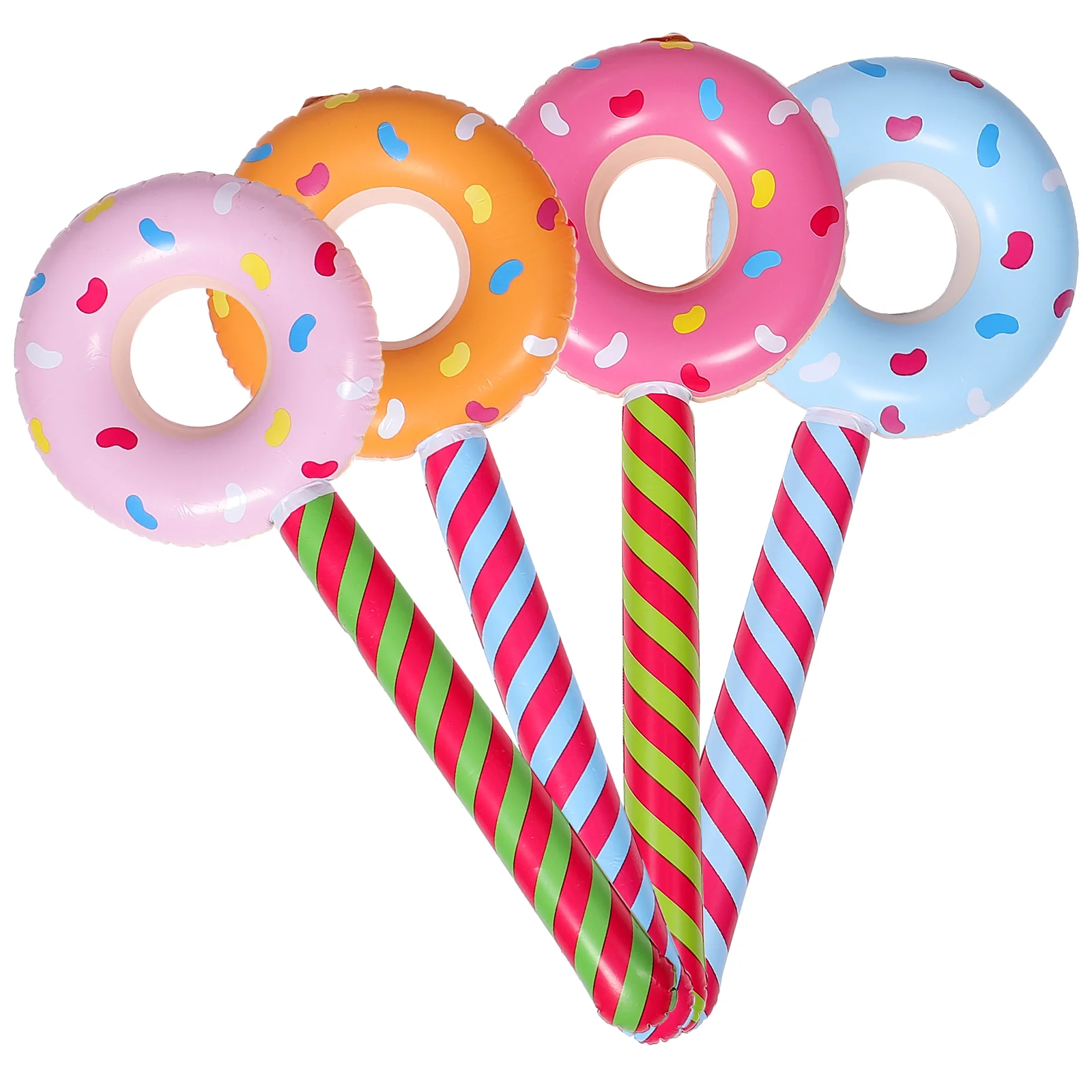 4 Pcs Clothing Donut Inflatable Stick Baby Lollipops Fake Candy Pvc Balloon Pool Sticks
4 Pcs Clothing Donut Inflatable Stick Baby Lollipops Fake Candy Pvc Balloon Pool Sticks
