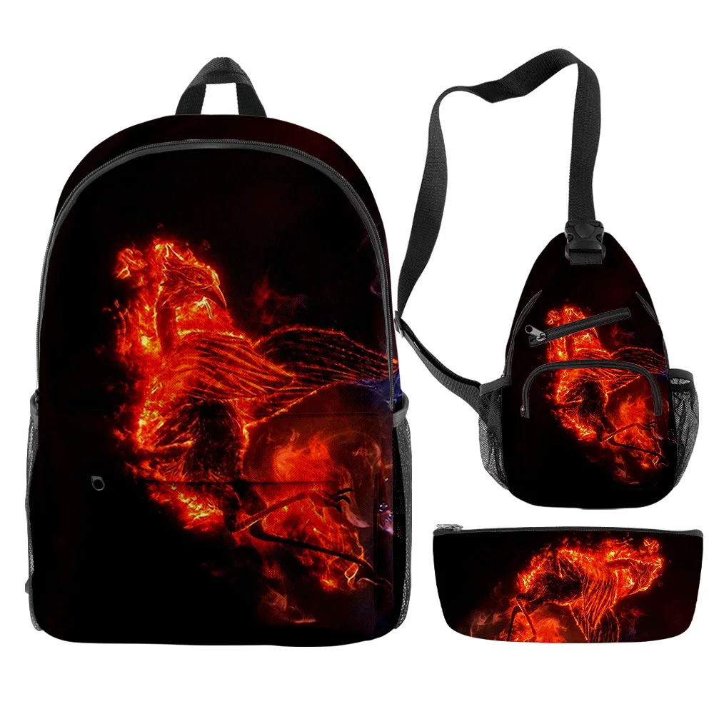 Hip Hop Popular Novelty Funny Flame 3D Print 3pcs/Set pupil School Bags Travel Laptop Backpack Chest Bag Pencil Case
Hip Hop Popular Novelty Funny Flame 3D Print 3pcs/Set pupil School Bags Travel Laptop Backpack Chest Bag Pencil Case