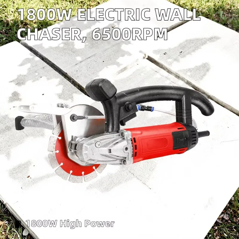 High-Power 1800W Industrial DIY Multi-Purpose Electric Wall Chaser Groove Cutting Machine Rounded Blade 125MM Saw Blade 6500Rpm
High-Power 1800W Industrial DIY Multi-Purpose Electric Wall Chaser Groove Cutting Machine Rounded Blade 125MM Saw Blade 6500Rpm