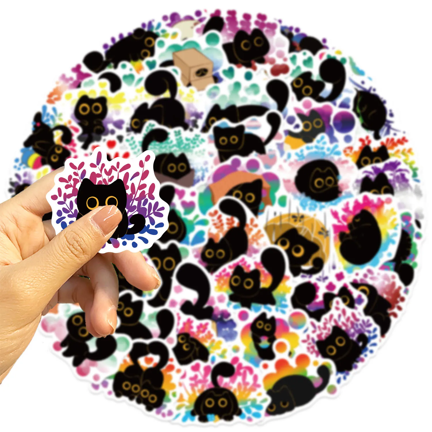 10/50PCS Pride Cartoon Stickers Black Cat Graffiti DIY Funny Animal Decoration Cup Laptop Guitar Car Bike Skteboard Decals Toys
10/50PCS Pride Cartoon Stickers Black Cat Graffiti DIY Funny Animal Decoration Cup Laptop Guitar Car Bike Skteboard Decals Toys